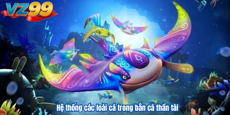 Hệ thống các loài cá trong bắn cá thần tài